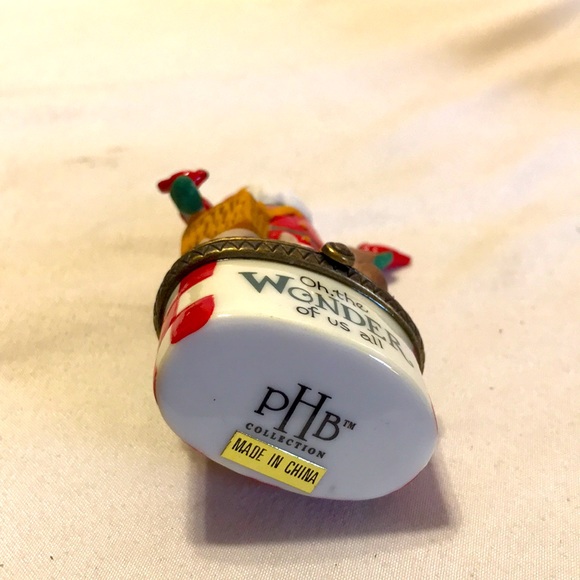 Vintage Debbie Mumm Christmas trinket box. - Picture 5 of 6